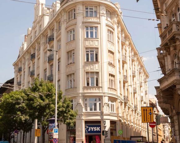 A City Storage belvárosi raktár épülete kívülről