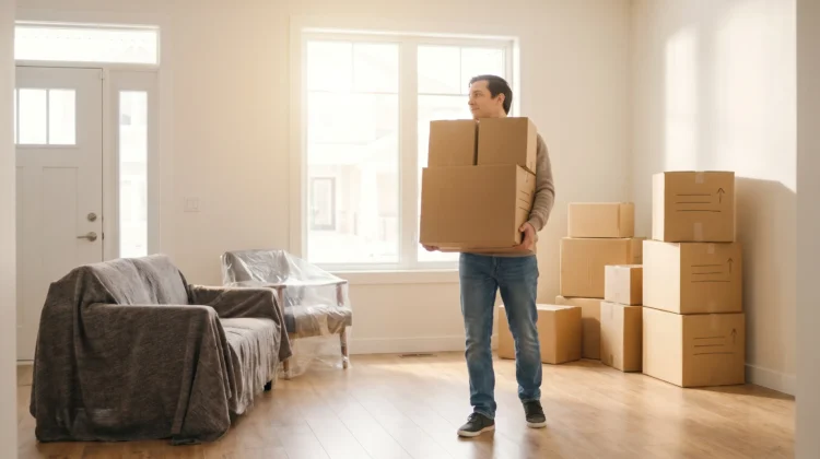 Lakásfelújítás dobozokkal és fóliázott bútorokkal – átmeneti tárolás City Storage tárolóban