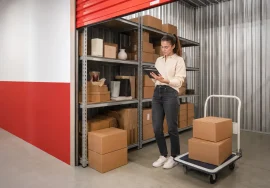 E-commerce stock storage in a rented storage unit in Budapest