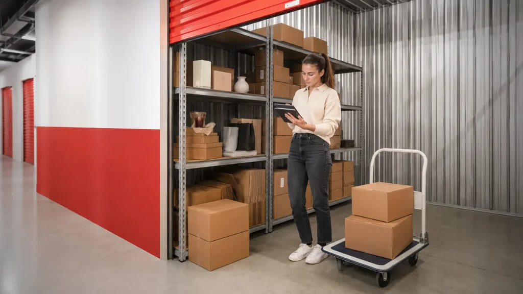 Webshop készlet tárolása bérelt tárolóban Budapesten