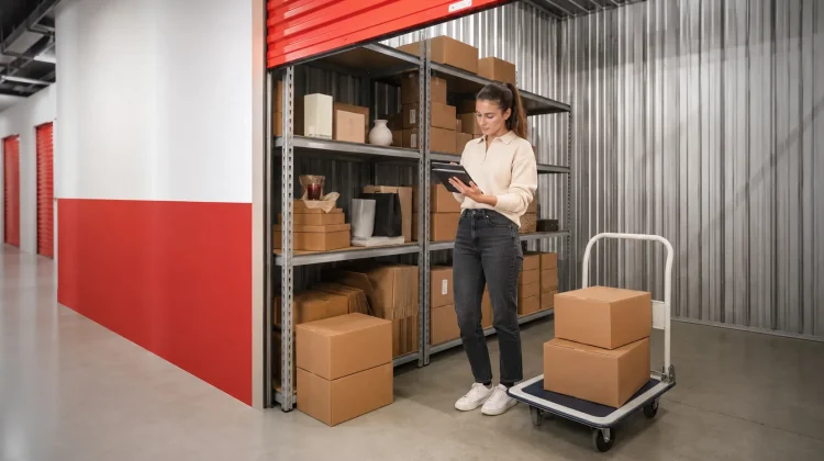 Webshop készlet tárolása bérelt tárolóban Budapesten