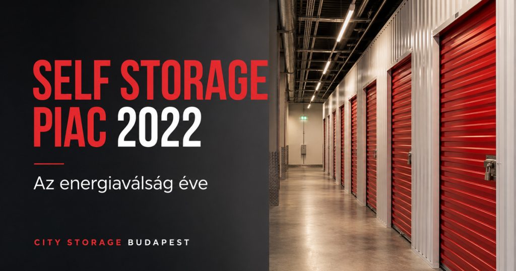 Piros ajtós self storage folyosó – a magyarországi self storage piac 2022-es tanulmányának borítóképe