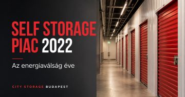 Piros ajtós self storage folyosó – a magyarországi self storage piac 2022-es tanulmányának borítóképe